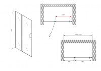 Душевая дверь ABBER Sonnenstrand AG04140S - Gidratop.ru изображение