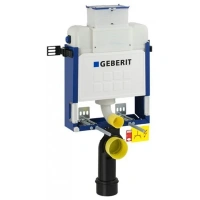 Бачок смывной Geberit Kombifix UP720, 110.772.00.1 для подвесного унитаза, заменяет 110.765.00.1, с фронтальным управлением - Gidratop.ru изображение