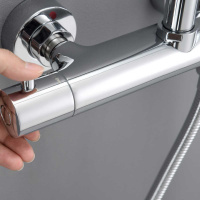 Душевая стойка Esse VSFS-1E1TCH термостатическая, хром - Gidratop.ru изображение