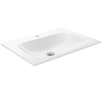 Раковина Keuco Plan 32950316501 65 см 1 отверстие под смеситель, белый