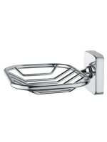 Мыльница с держателем WONZON & WOGHAND STILL, Хром (WW-6624) - Gidratop.ru изображение