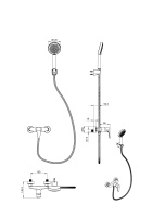 Смеситель для душа WONZON & WOGHAND ALFA, Хром (WW-AE3102-CR) - Gidratop.ru изображение