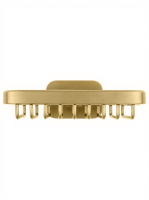 Мыльница с держателем WONZON & WOGHAND GRAFFITY, Брашированное золото (WW-9324-BG) - Gidratop.ru изображение