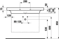 Раковина Laufen Palomba 1080.6.104 - Gidratop.ru изображение