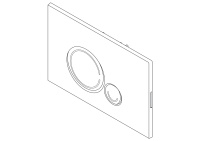 Кнопка смыва SFERA, цвет-оружейная сталь CZR/BB-SR-GM - Gidratop.ru изображение