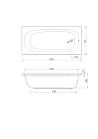 Акриловая ванна CEZARES PIAVE-150-70-42-W37 - Gidratop.ru изображение