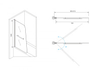 Шторка на ванну ABBER Ewiges Wasser AG50080B - Gidratop.ru изображение