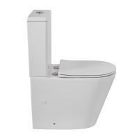 Унитаз-компакт безободковый BelBagno FLAY-TOR BB2149CP-TOR/SC/BB2149T - Gidratop.ru изображение
