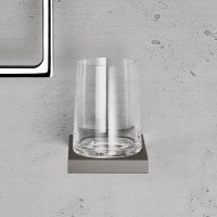 Стакан для щеток Keuco Edition 11 11150059000, держатель никель шлифованный - Gidratop.ru изображение