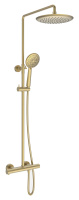 Душевая стойка Desire VSFS-1D0TBG термостатическая, брашированное золото - Gidratop.ru изображение