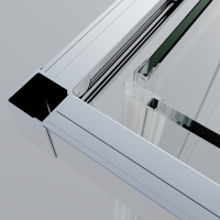 Душевой уголок Soft 2 VSS-3SO2800CL, 800*800, хром, стекло прозрачное - Gidratop.ru изображение