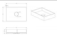 Раковина накладная ABBER Stein AS2621 белая матовая - Gidratop.ru изображение