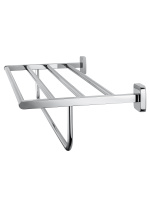 Полотенцедержатель с полкой WONZON & WOGHAND STILL, Хром (WW-6681) - Gidratop.ru изображение