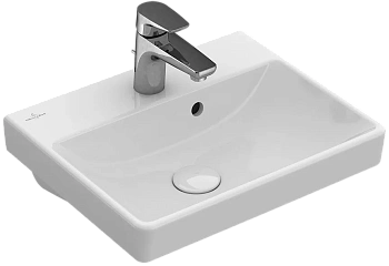 Раковина Villeroy&Boch Avento 45 х 37 см, подвесная, альпийский белый, 73584