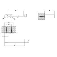 GESSI 316 держатель туалетной бумаги, вертикальный или горизонтальный, цвет Black XL - Gidratop.ru изображение