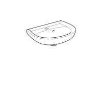 Раковина Geberit Renova 273050000, 50 х 38 см, белая - Gidratop.ru изображение