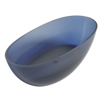 Прозрачная ванна ABBER Kristall AT9701Saphir синяя - Gidratop.ru изображение