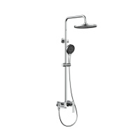 Душевая стойка VSFS-413CH с изливом, хром - Gidratop.ru изображение