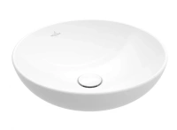 Раковина Villeroy&Boch Loop & Friends 42 х 42 см, на столешницу, альпийский белый, 4A460001 - Gidratop.ru изображение