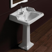 Раковина 73х54 см, с 1 отв., цвет: белый - Gidratop.ru изображение