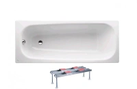 Стальная ванна Laufen Pro, 170 х 70 см, толщина 3,5 мм, с ножками и шумоизоляцией, 2.2495.0.000.040.1/2.9617.2.000.000.1 - Gidratop.ru изображение