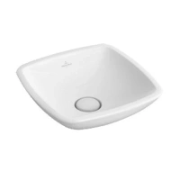Раковина Villeroy&Boch Loop&Friends 514910R1, 43 х 43 см, встраиваемая сверху, альпийский белый - Gidratop.ru изображение