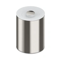 Ведро для мусора Keuco Plan 04989010051, 5 л, хром/белый - Gidratop.ru изображение