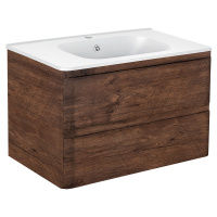 База под раковину Vico 800 подвесная, 2 выкатных ящика soft close, R.Wood - Gidratop.ru изображение