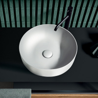 Раковина-чаша 40х15 см, без отв., цвет: белый матовый - Gidratop.ru изображение