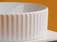 Умывальник чаша накладная круглая Element 360x360x115мм - Gidratop.ru изображение