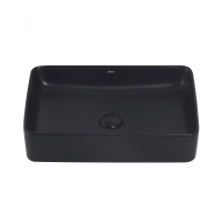 Раковина накладная ABBER Rechteck AC2207MB черная матовая - Gidratop.ru изображение