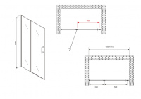 Душевая дверь ABBER Sonnenstrand AG04100S - Gidratop.ru изображение