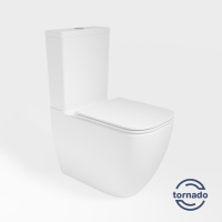 Унитаз-компакт Tornado Bien VT2-51T, белый, ультратонкое сиденье soft-close, P-trap - Gidratop.ru изображение