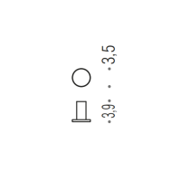 Colombo Mini Крючок, цвет: чёрный матовый - Gidratop.ru изображение