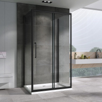 Душевой уголок ABBER Schwarzer Diamant AG30100BH-S100B-S100B - Gidratop.ru изображение