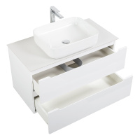 Столешница из керамогранита 916x468 KEP-90-BO Bianco Opaco - Gidratop.ru изображение