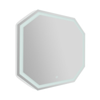 Зеркало с встроенным светильником и сенсорным выключателем SPC-OTT-800-800-LED-TCH, 12W, 220-240V, 800x30x800 - Gidratop.ru изображение