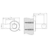Gessi Emporio shower держатель для душевой лейки поворотный, цвет: Chrome - Gidratop.ru изображение