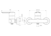 Смеситель для душа WONZON & WOGHAND BAROQUE, Хром (WW-194101-CR) - Gidratop.ru изображение