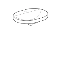 Раковина Geberit Variform 500.734.01.2, 60 x 45 см, белая - Gidratop.ru изображение