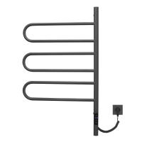 Полотенцесушитель электрический Vincea VTD-1R2CGE 44х80, графит, таймер - Gidratop.ru изображение