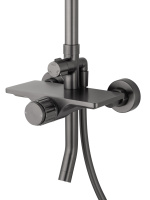 Душевая система WONZON & WOGHAND CLICK, Темный графит (WW-N3S962-BGG) - Gidratop.ru изображение
