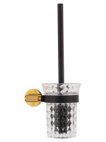 Туалетный ершик в комплекте WONZON & WOGHAND MAJESTIC, Черный/Золото (WW-9229) - Gidratop.ru изображение