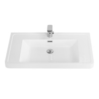 ANCONA-N ENERGIA-N Раковина из искусственного мрамора EA-1000-LVB, 1000x480x140 - Gidratop.ru изображение