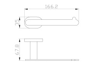 Держатель для туалетной бумаги без крышки WONZON & WOGHAND FIRST, Хром (WW-8416) - Gidratop.ru изображение