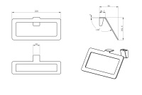 Кольцо для полотенец WONZON & WOGHAND ECLIPSE, Темный графит (WW-V2201-GM) - Gidratop.ru изображение