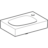 Раковина Geberit Citterio 500.541.01.1, 45 х 30 см, белая - Gidratop.ru изображение