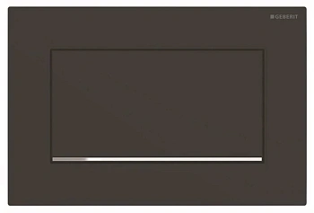 Клавиша Geberit Sigma Type 30 115.893.14.1, черный, смыв/стоп (не оставляет отпечатки пальцев)