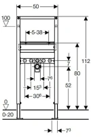 Инсталляция Geberit Duofix 111.434.00.1 для раковины - Gidratop.ru изображение