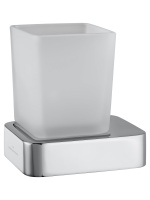 Стакан для зубных щеток с держателем WONZON & WOGHAND LOTTE, Хром (WW-8321) - Gidratop.ru изображение